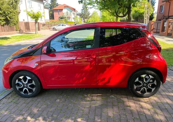 toyota warszawa Toyota Aygo cena 48500 przebieg: 7550, rok produkcji 2018 z Warszawa